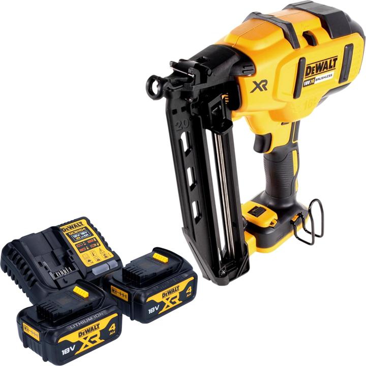 Produktbild DeWalt DCN 660 M2 Akku Nagler 18V 32 - 63 mm Brushless + 2x Akku 4,0 Ah + Ladegerät