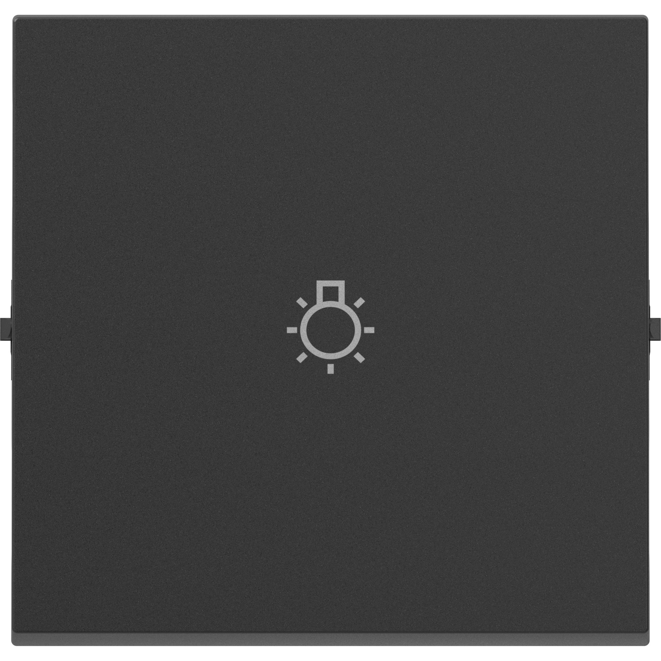 Legrand SEANO Wippe mit Lichtsymbol für Wechselschalter, Taster und Kreuzschalter, Pulsante + Interruttore, Argento