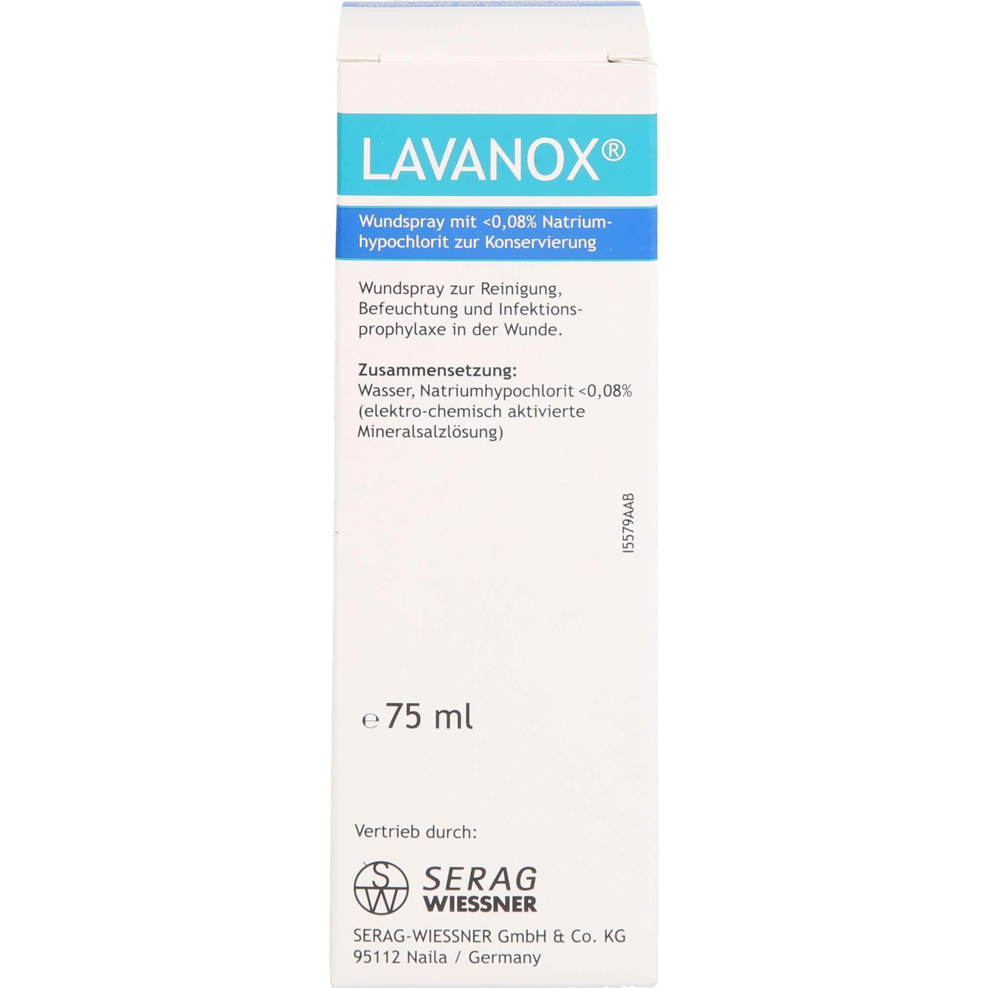 Serag Wiessner, Wundversorgung, LAVANOX Wundspray, 75 ml SPR (75 ml)