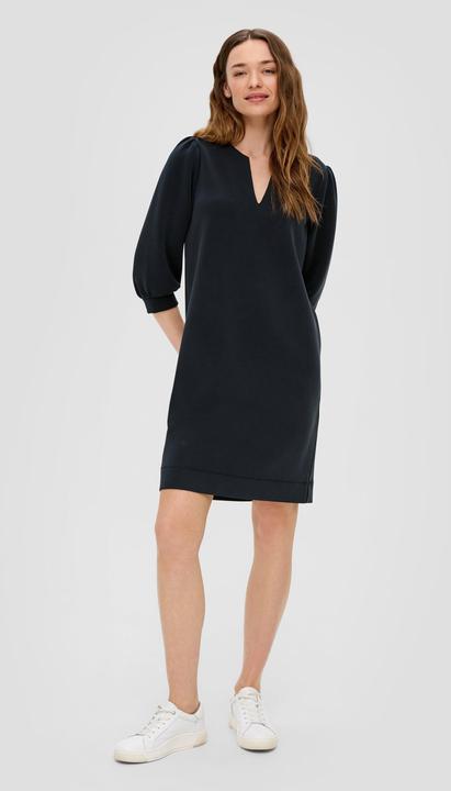 Produktbild s.Oliver Kleid Softshell-Kleid mit V-Ausschnitt (36)
