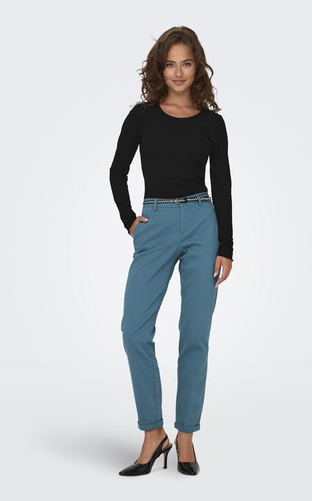 Actual product image Only Slim Fit Mid Waist Chino Trousers Chino Trousers (W38/L30)