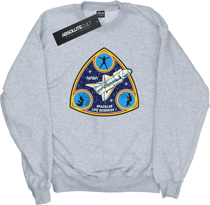 Actual product image Nasa Womens/Ladies Classic Spacelab Life Science Sweatshirt (XL)
