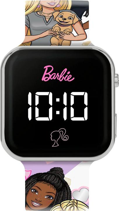 Immagine prodotto Disney Orologio per bambini Accutime Barbie con cinturino stampato a LED (Orologio digitale)