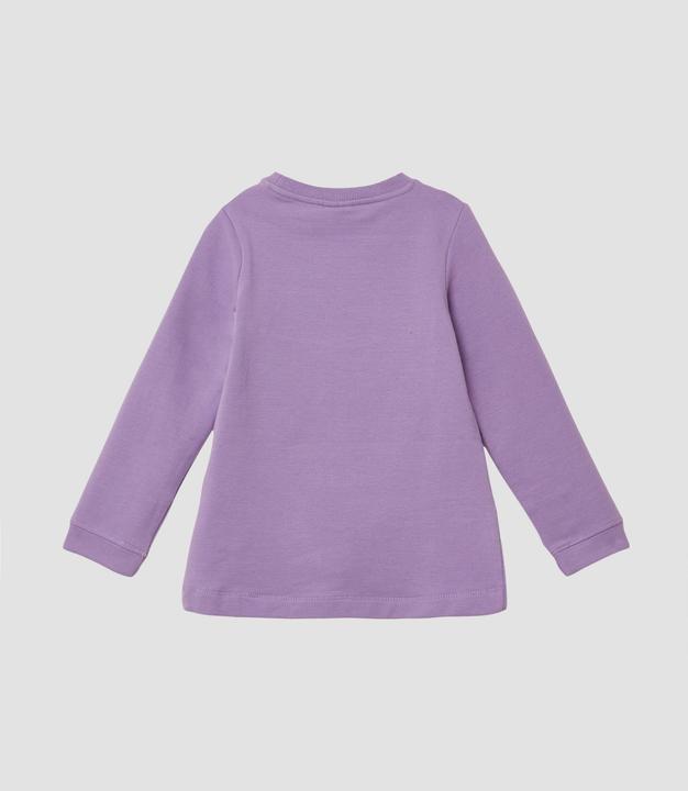 Produktbild s.Oliver Sweatshirt Sweatshirt mit überlappendem Saum und kuscheliger Innenseite (98)