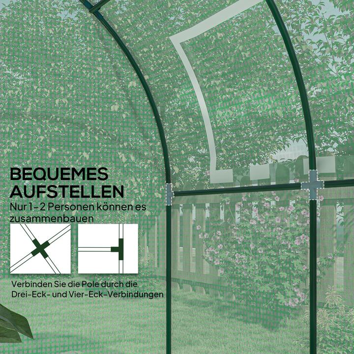 Actual product image Outsunny Greenhouse