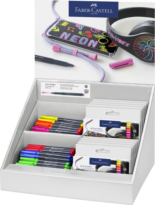 Produktbild Faber-Castell Thekendisplay 120ST FS Neon sortiert (BAA985, 60 x)