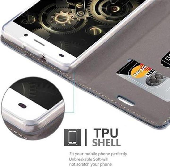 Image du produit Cadorabo Couverture look jeans Book (Huawei P8 Lite)