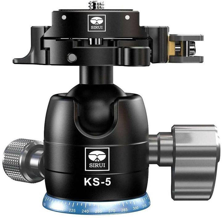 Sirui KS-5 Kugelkopf black mit Schnellverschluss und TY-55X Platte (Kugelkopf)