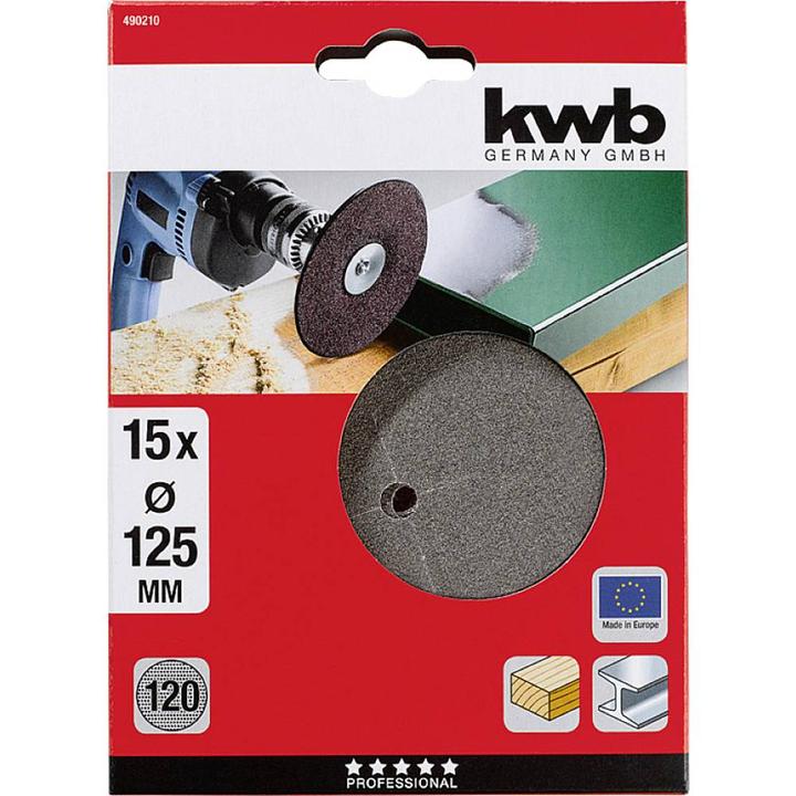 Immagine prodotto kwb Mole in corindone 125 fine Sb (120)