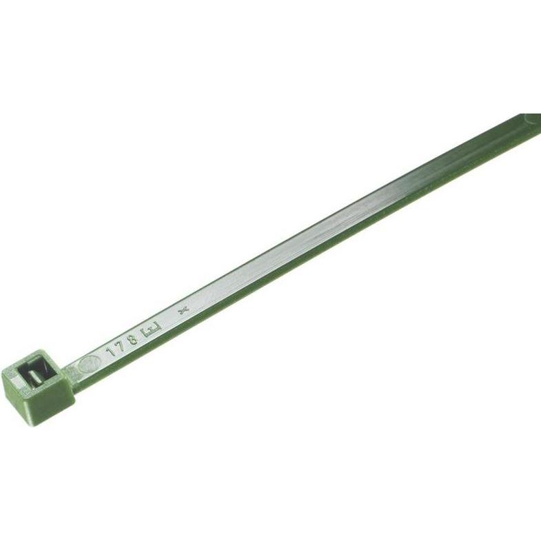 Elematic, Kabelbinder, CABLE TIE 3.5X200 5214/C VE GREEN (100) (100 Stk.)