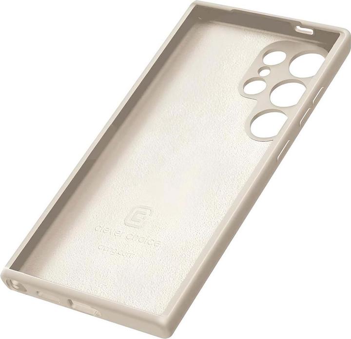 Actual product image Crong Colour Cover - Cover for Samsung Galaxy S24 Ultra (beige) (Samsung Galaxy S24 Ultra)