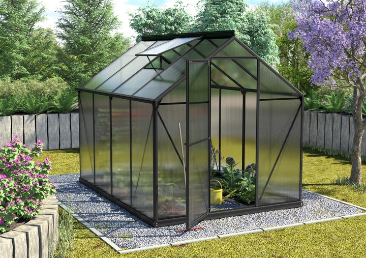 Actual product image Vitavia Triton 5000 greenhouse twinwall sheets 4 mm 198 x 256 cm black