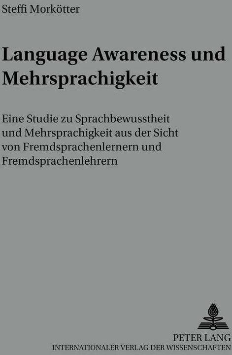 Produktbild Language Awareness und Mehrsprachigkeit (Deutsch, Steffi Morkötter, 2005)