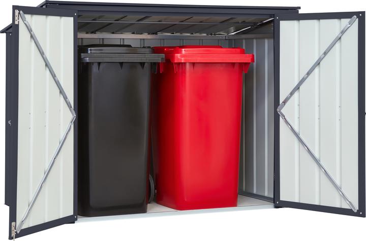 Actual product image Globel Dustbin box 5x3 171x95x132 cm anthracite