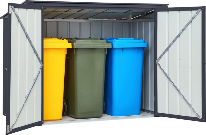 Actual product image Globel Dustbin box 5x3 171x95x132 cm anthracite