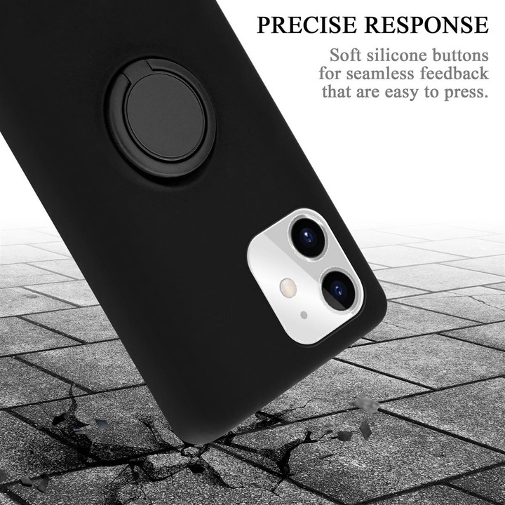 Actual product image Cadorabo TPU Liquid Ring Silicone Case Cover (Apple iPhone 11)