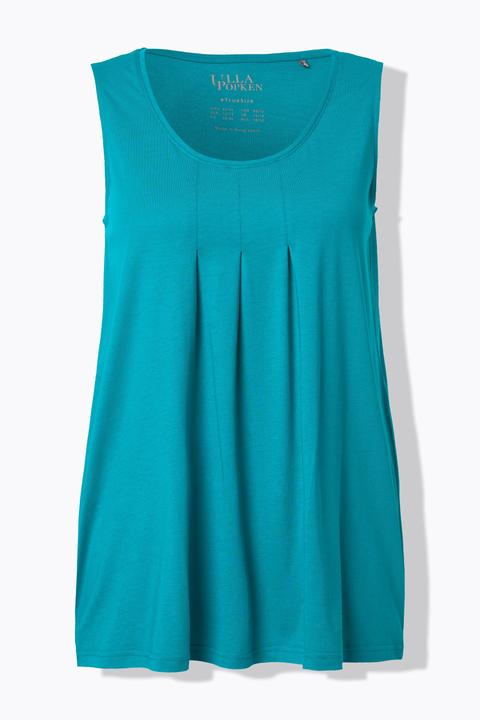 Actual product image Ulla Popken Essential Pleat Front Knit Tank (58)