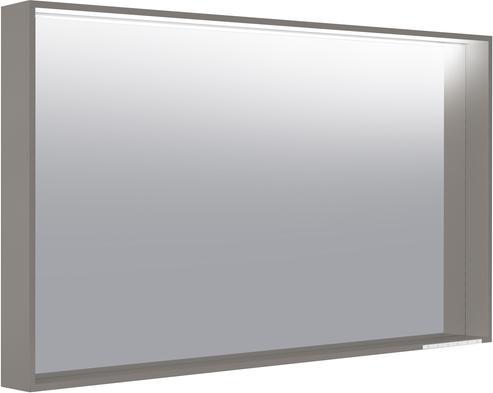 Keuco Miroir lumineux X-Line 33298, chauffage du miroir, couleur de lumière 2700-6500 Kelvin, 1200
