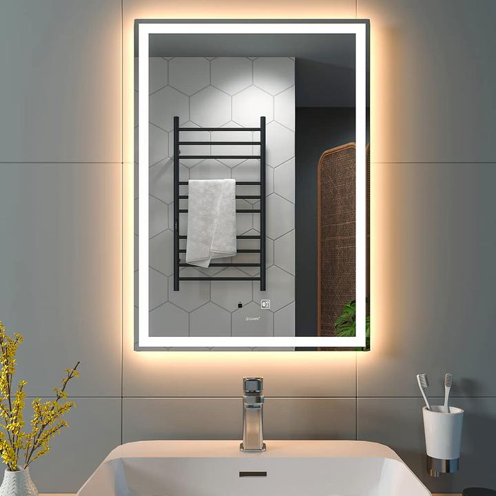 Actual product image Ganpe LED sensor mirror