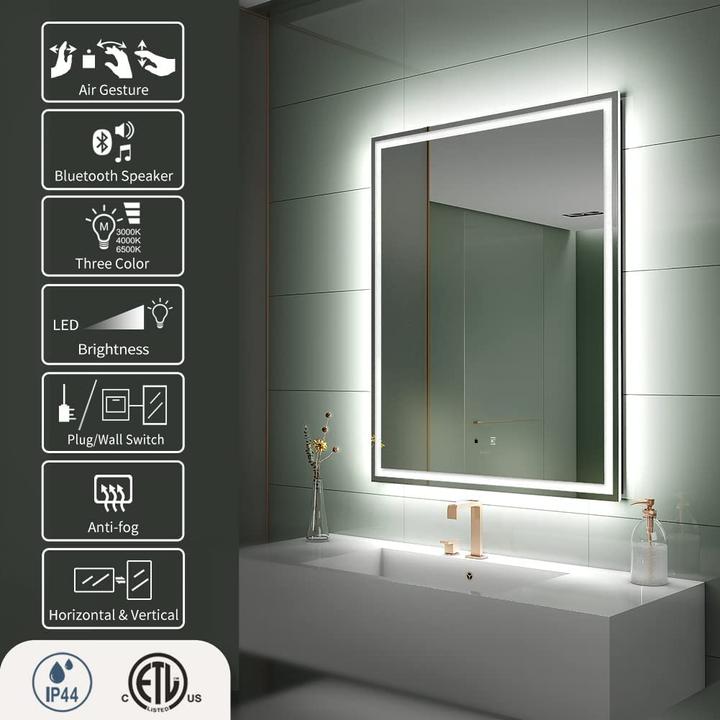 Actual product image Ganpe LED sensor mirror