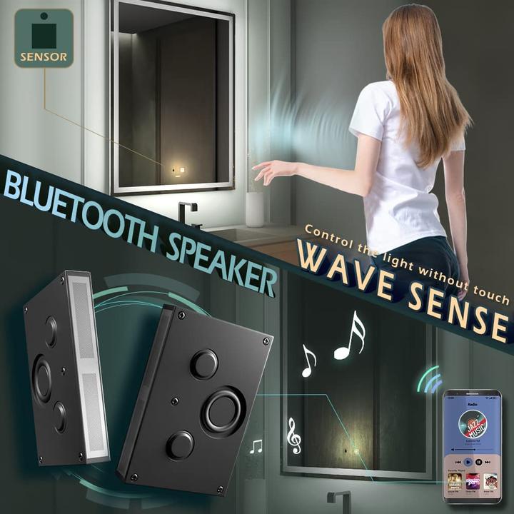 Actual product image Ganpe LED sensor mirror
