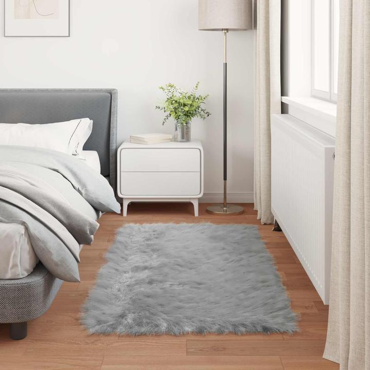 Produktbild vidaXL Kunstschaffell Teppich (60 x 110 cm)