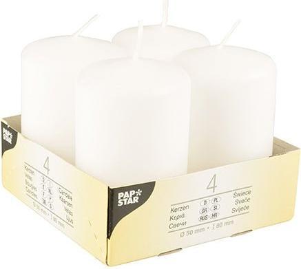 Produktbild Papstar Stumpenkerzen (4 Stk.)