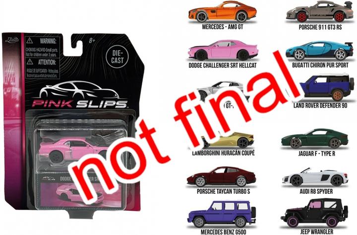 Actual product image Majorette Pink Slips Assortment 1:64, 12-sort.
