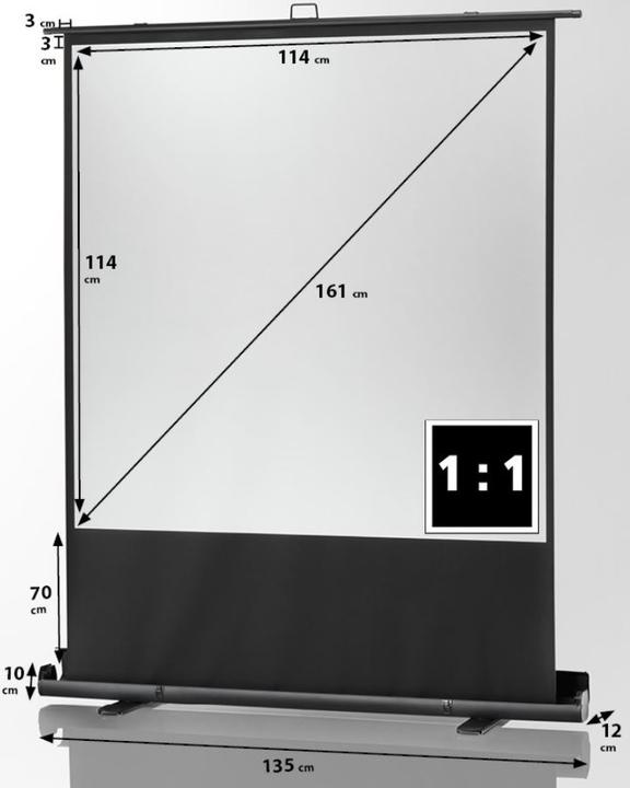 Produktbild Celexon Ultramobil Plus Professional 120x120 cm (63.39", 1:1)