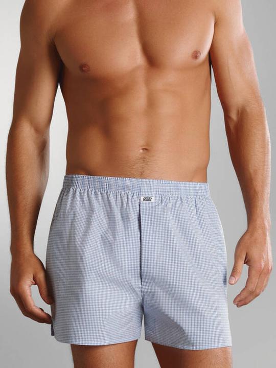 Immagine prodotto Jockey Boxer Woven shirting blue (XL, Confezione singola)