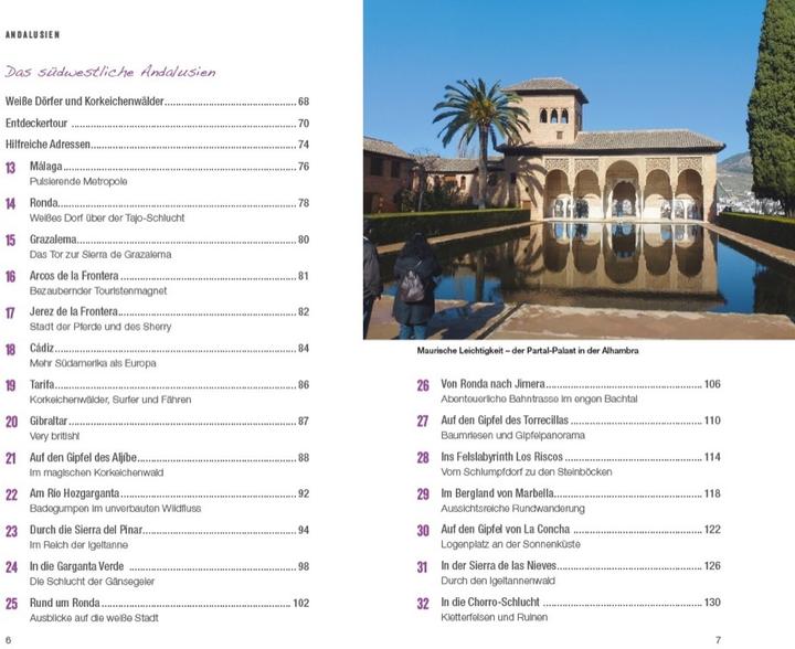 Produktbild Wanderurlaubsführer Andalusien (Deutsch, Andreas Friedrich, 2018)