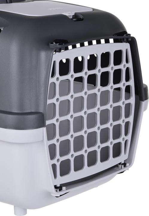 Immagine prodotto Zolux Transporter GULLIVER 2 con fusto in plastica grigio chiaro / grigio scuro (Gatto, Cane, Lavabile)