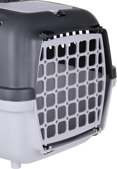 Actual product image Zolux Transporter GULLIVER 2 with plastic drum light gray / dark gray (Cat, Dog, Washable)