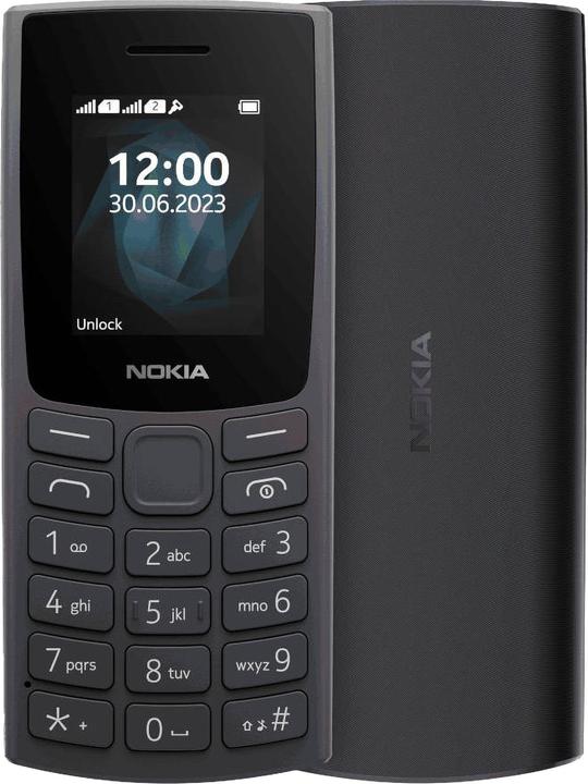 Nokia 105 Dual Sim 2023 Black (1.77")