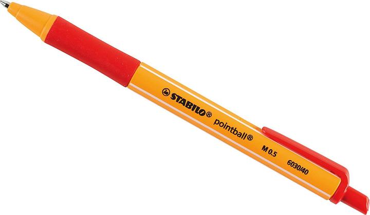 Produktbild STABILO pointball Druck-Kugelschreiber (Rot, 1 x)