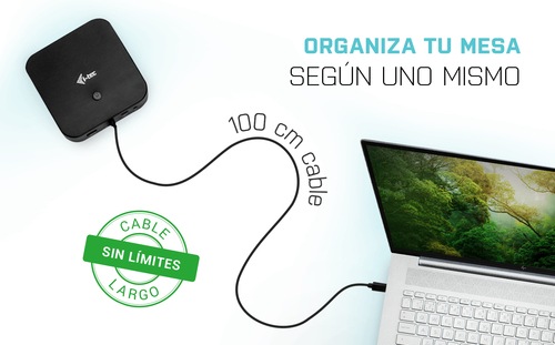 Produktbild i-tec Dual Display - Ohne Netzteil (USB-C, 3 Ports)