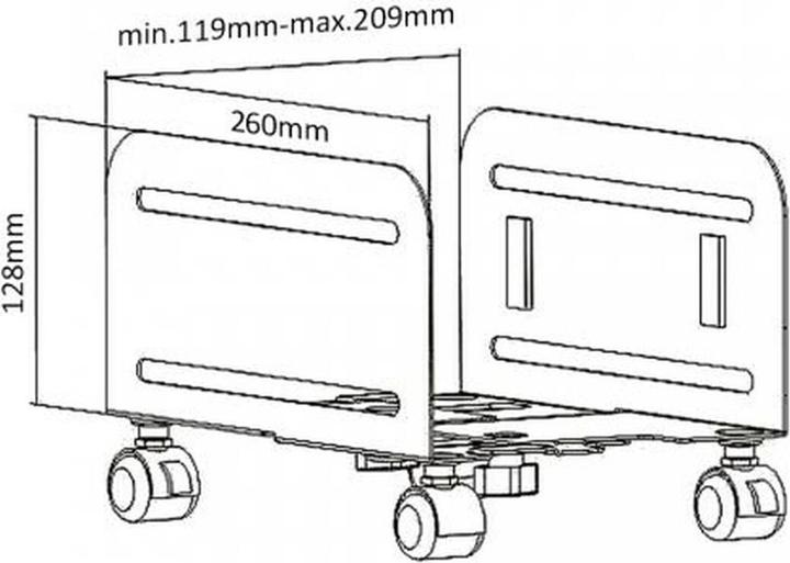 Produktbild Maclean Mount MC-851 Rollenplattform
