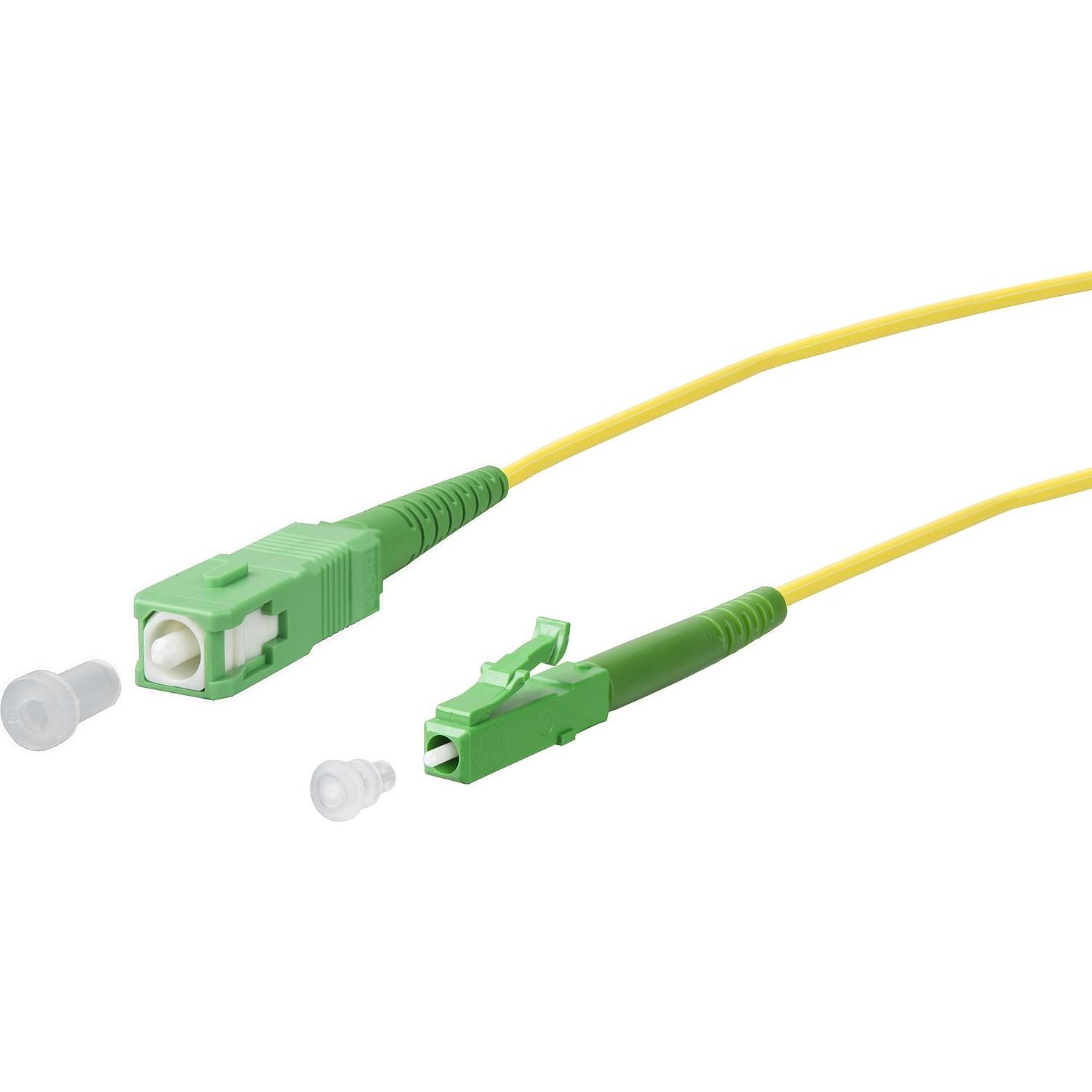 Metz Connect BTR 151P3EAJA20E OpDAT PK SCAPC/LCAPC (S/FTP, CAT6a, 2 m), Netzwerkkabel