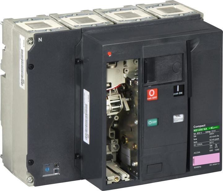 Actual product image Schneider Electric Switch disconnector Compact NS1250 NA,4P,1250A/690V AC-electric control 33447