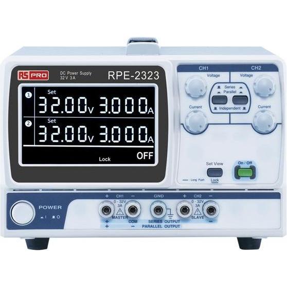 Rs Pro 2 channels,192W linear DC power supply, Labornetzgerät