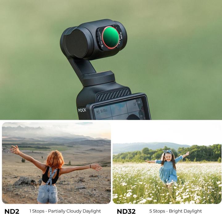 Image du produit K&F Concept Magnétique ND2-ND32, HD, revêtement vert antireflet, étanche et résistant aux rayures sur une face