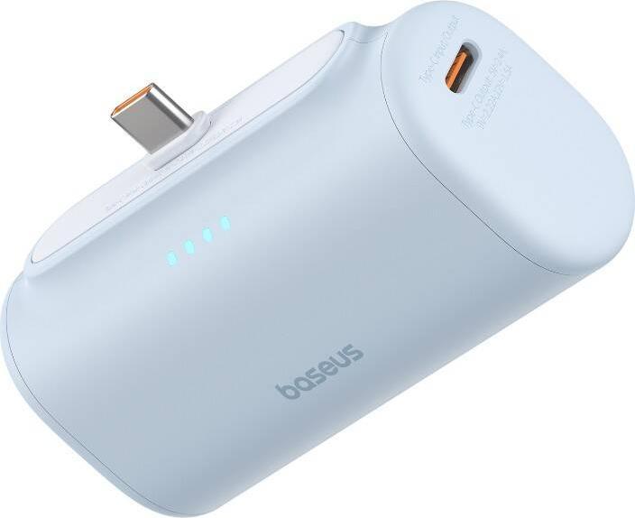 Baseus Powerbank Compact USB-C 5000mAh, 20W (bleu) (5000 mAh, 20 W, 18 Wh)
