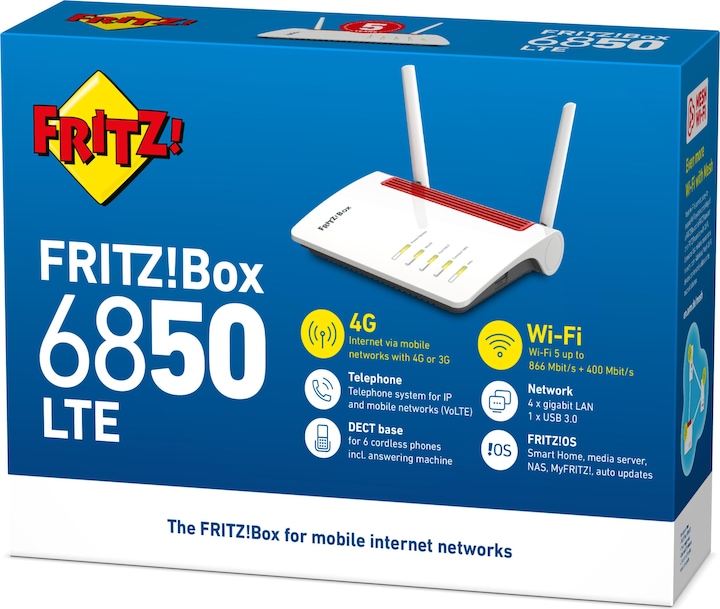 Actual product image AVM FRITZ!Box 6850 LTE International
