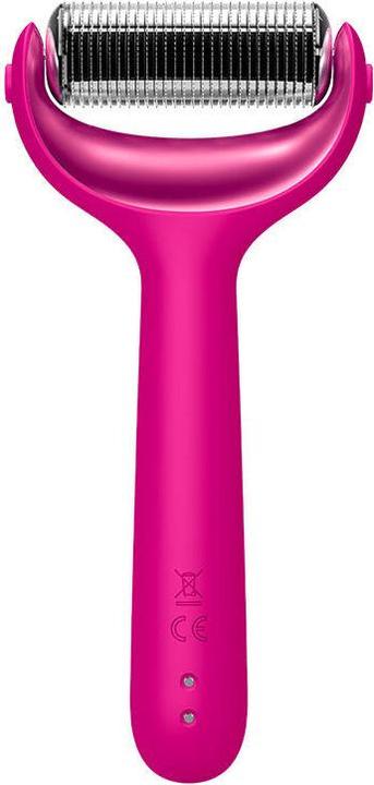 Produktbild Konjac Sponge Roller do mezoterapii igłowej twarzy i ciała 9w1 Geske z Aplikacja (magenta)