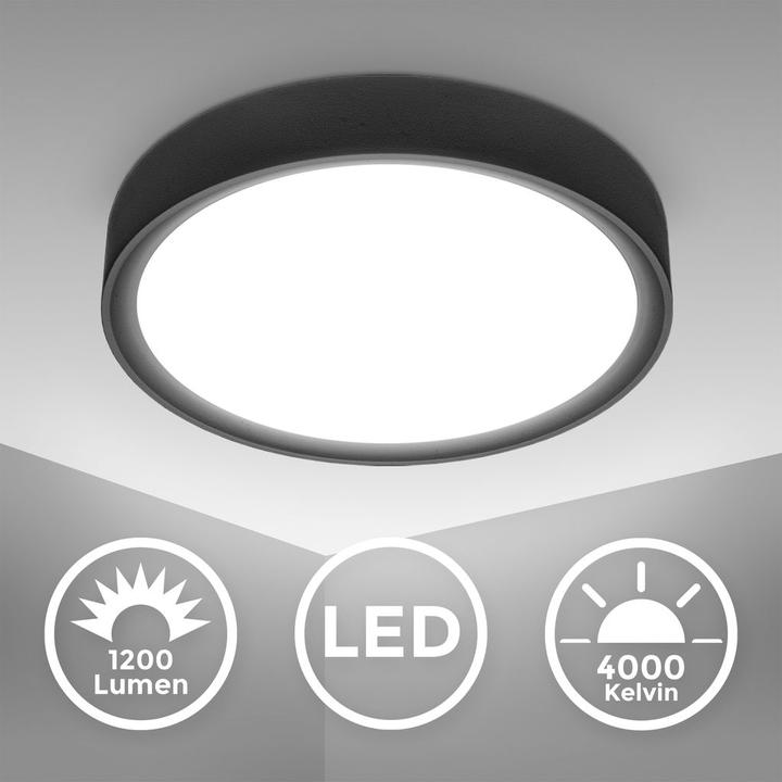 Actual product image B.K.Licht Ceiling lights (1200 lm)
