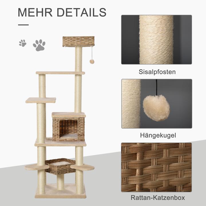 Produktbild Jamb Kratzbaum (174 cm, Beige+Braun)