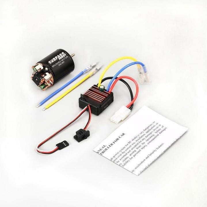 Actual product image Surpass Hobby SURPASS 540 3-Slot 35T 13000 RPM w/ 60A ESC combo