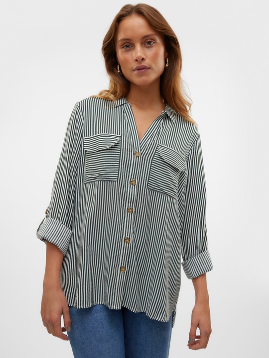 Image du produit Vero Moda Vmbumpy L/S Shirt New Wvn Ga Noos (S)