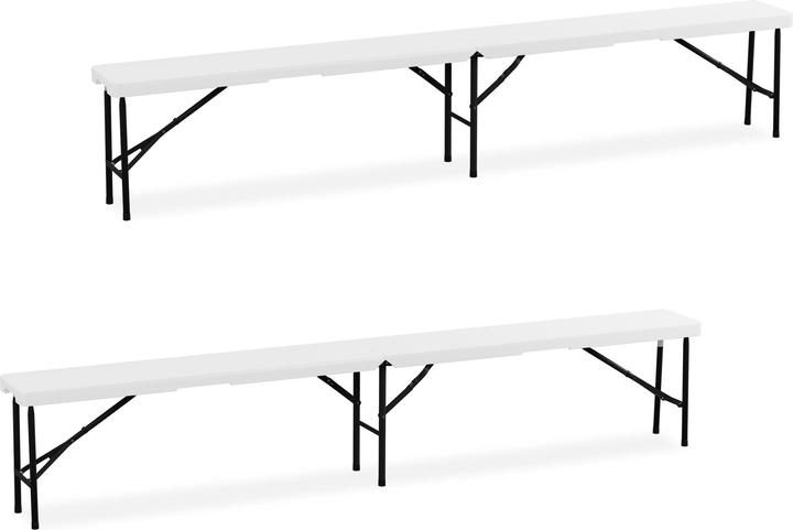 Actual product image Relaxdays 2x beer bench