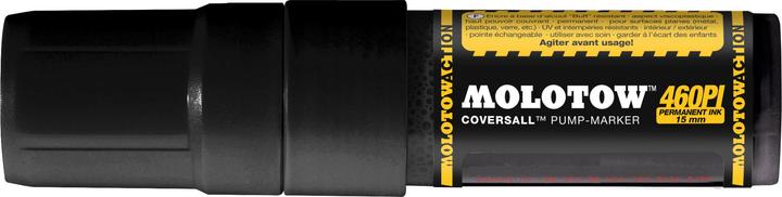 Actual product image Molotow Permanent marker Masterpiece Coversall refillable 460 PI 15mm signal black (Black, 15 mm, 1 x)